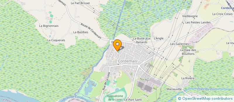 localisation de l'entreprise MONSIEUR CEDRIC MORANDEAU  CORDEMAIS