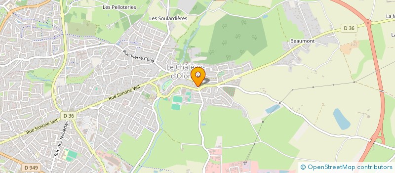 localisation de l'entreprise MONSIEUR CEDRIC MOREAU à LES SABLES D'OLONNE