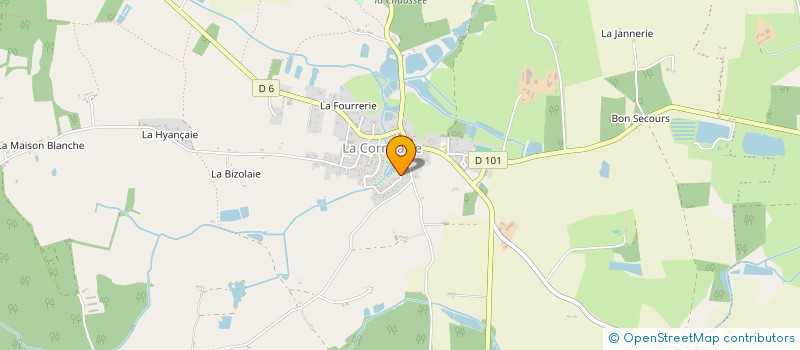 localisation de l'entreprise MONSIEUR CEDRIC MOREAU  VAL D'ERDRE-AUXENCE