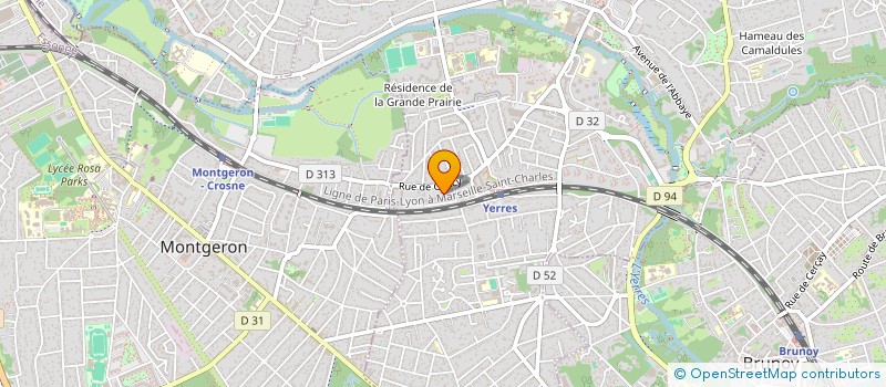 localisation de l'entreprise MONSIEUR CEDRIC MOREAU  YERRES