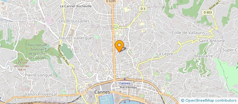localisation de l'entreprise MONSIEUR CEDRIC MOREAUX à CANNES