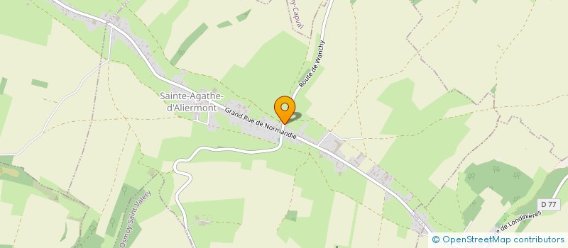 localisation de l'entreprise MONSIEUR CEDRIC MOREL  SAINTE-AGATHE-D'ALIERMONT