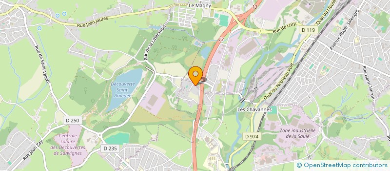 localisation de l'entreprise MONSIEUR CEDRIC MORELE  SAINT-VALLIER