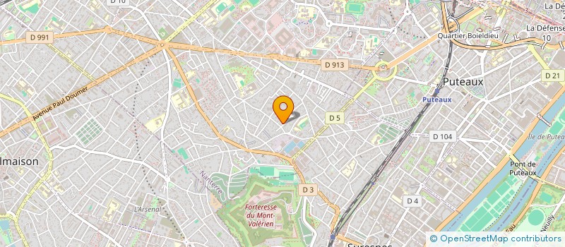 localisation de l'entreprise MONSIEUR CEDRIC MORELLON  NANTERRE