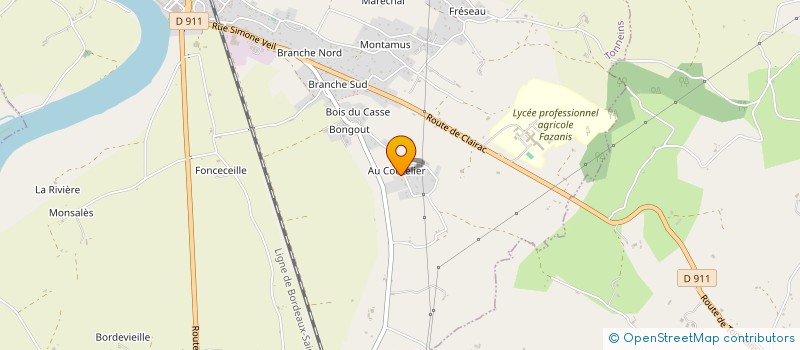 localisation de l'entreprise MONSIEUR CEDRIC MORET  TONNEINS