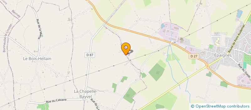 localisation de l'entreprise MONSIEUR CEDRIC MORIN  LA CHAPELLE-BAYVEL