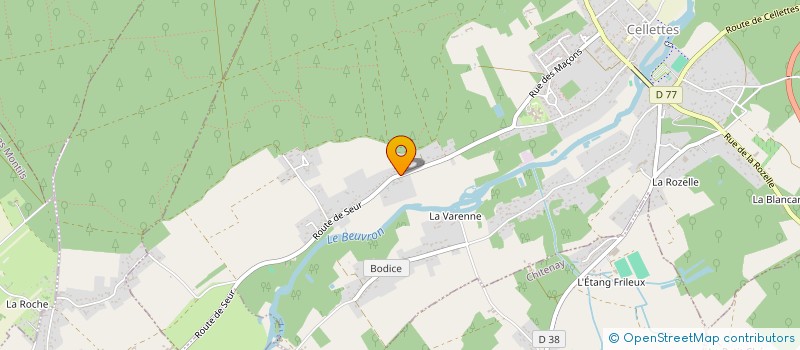 localisation de l'entreprise MONSIEUR CEDRIC MOULIN  CHITENAY