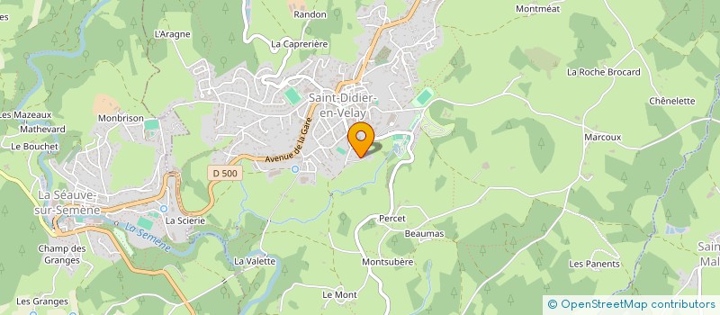 localisation de l'entreprise MONSIEUR CEDRIC MOUNIER à SAINT-DIDIER-EN-VELAY