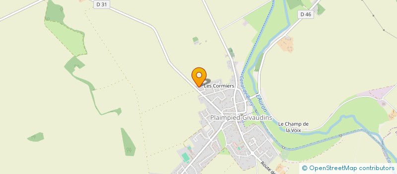 localisation de l'entreprise MONSIEUR CEDRIC MOUNIER  PLAIMPIED-GIVAUDINS
