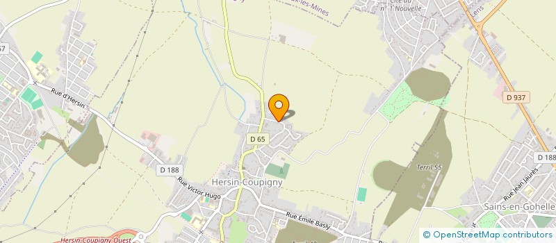 localisation de l'entreprise MONSIEUR CEDRIC MOUQUET à HERSIN-COUPIGNY