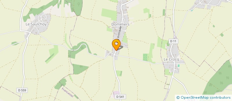 localisation de l'entreprise MONSIEUR CEDRIC MOURAULT  DOMELIERS