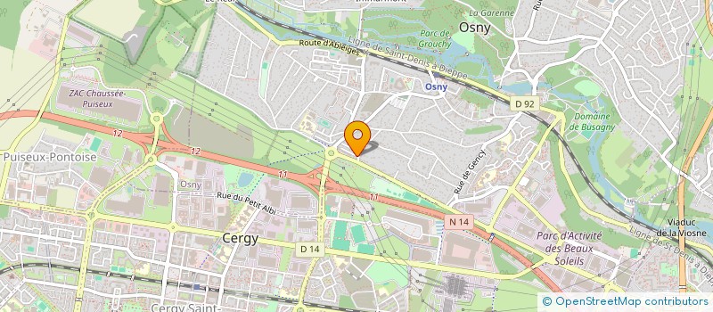 localisation de l'entreprise MONSIEUR CEDRIC MOUSSE  OSNY