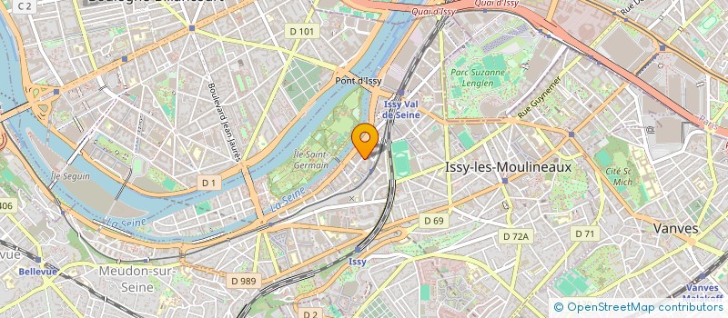 localisation de l'entreprise MONSIEUR CEDRIC MOUSSIT à ISSY-LES-MOULINEAUX
