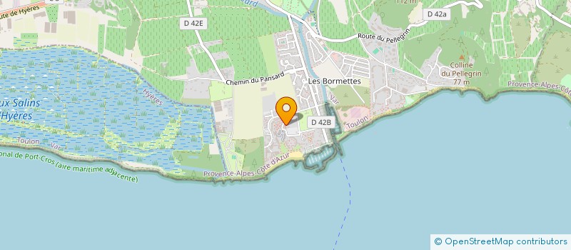 localisation de l'entreprise MONSIEUR CEDRIC MOUTARD  LA LONDE LES MAURES