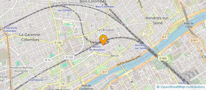 localisation de l'entreprise MONSIEUR CEDRIC MUSEMENT  COURBEVOIE