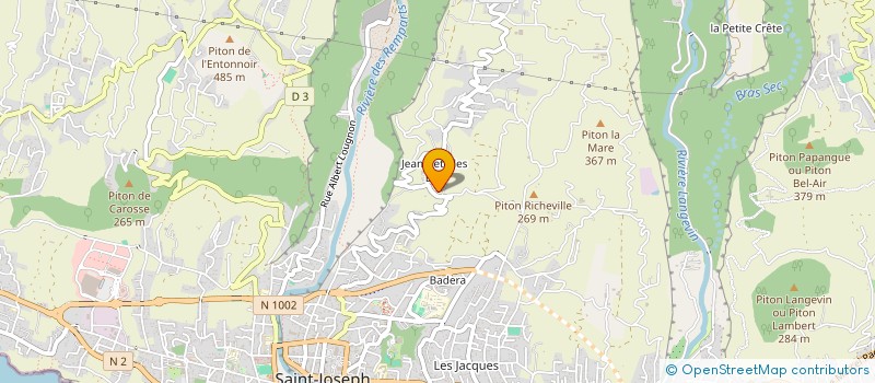 localisation de l'entreprise MONSIEUR CEDRIC MUSSARD  SAINT-JOSEPH