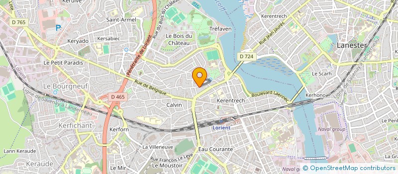 localisation de l'entreprise MONSIEUR CEDRIC NADJIOR  LORIENT