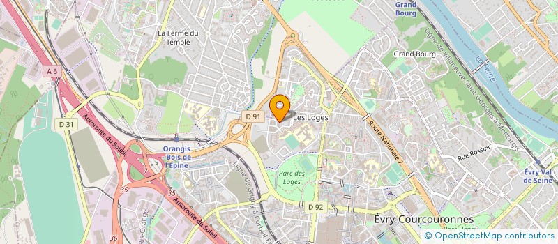 localisation de l'entreprise MONSIEUR CEDRIC NAGAU à EVRY-COURCOURONNES