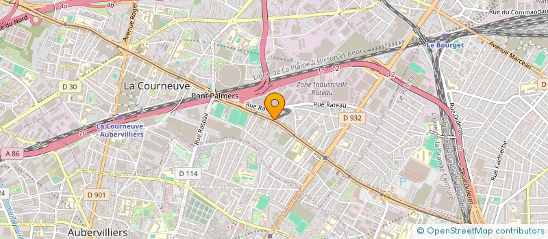 localisation de l'entreprise MONSIEUR CEDRIC NAINAN à LA COURNEUVE