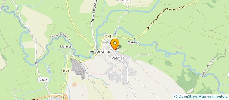 localisation de l'entreprise MONSIEUR CEDRIC NAVAJAS  PALMAS D'AVEYRON