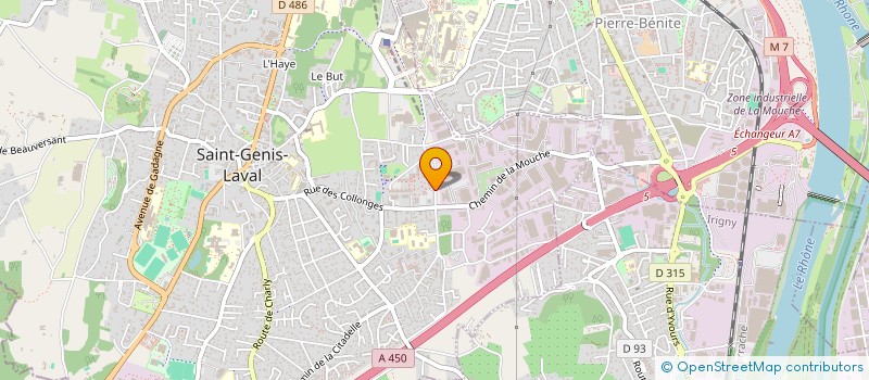 localisation de l'entreprise MONSIEUR CEDRIC NDIMBIHARISON  SAINT-GENIS-LAVAL