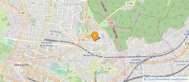 localisation de l'entreprise MONSIEUR CEDRIC NDONGO-GASSY à VERSAILLES