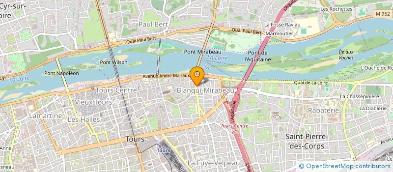 localisation de l'entreprise MONSIEUR CEDRIC NEIGE  TOURS