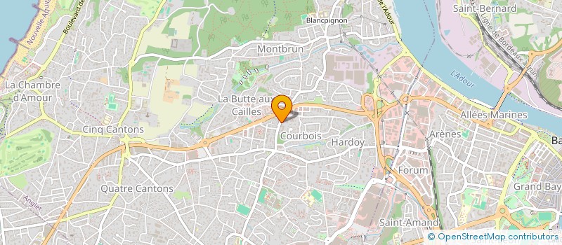 localisation de l'entreprise MONSIEUR CEDRIC NEVERS  ANGLET