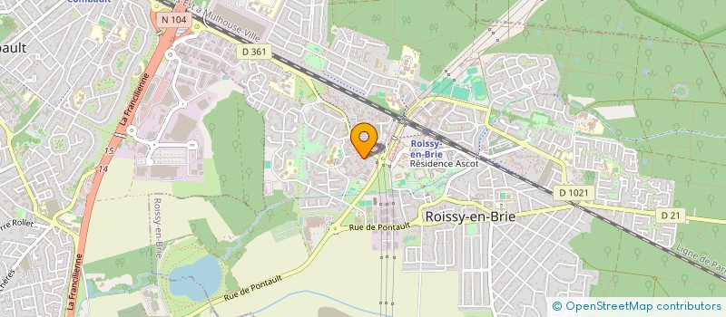 localisation de l'entreprise MONSIEUR CEDRIC NGONGO  ROISSY-EN-BRIE