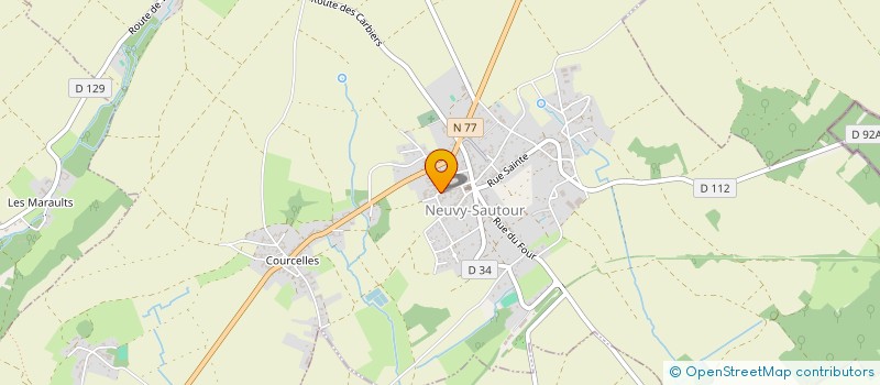 localisation de l'entreprise MONSIEUR CEDRIC NICHELE  NEUVY-SAUTOUR