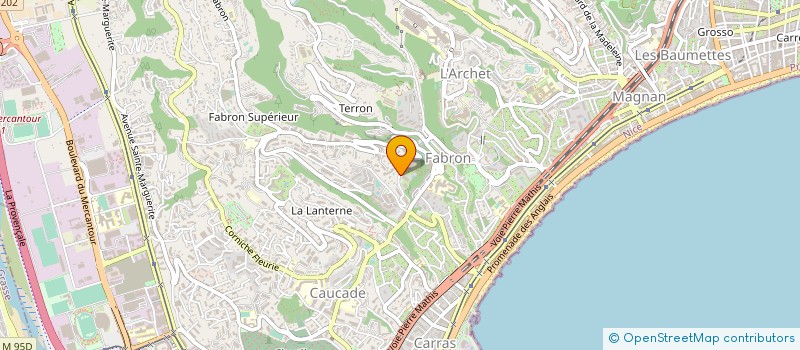 localisation de l'entreprise MONSIEUR CEDRIC NICOLAI à NICE