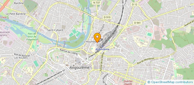 localisation de l'entreprise MONSIEUR CEDRIC NICOLAS à ANGOULEME