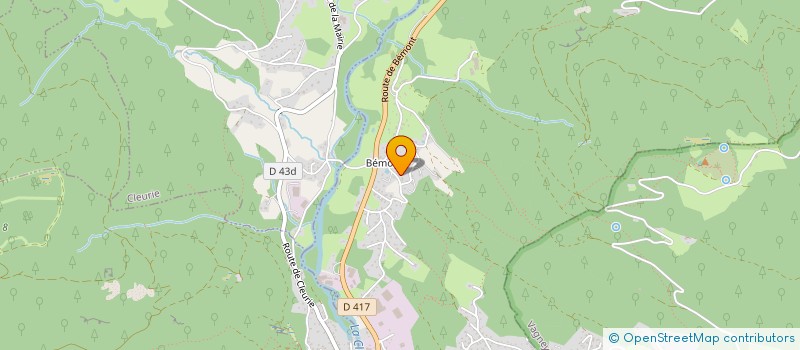 localisation de l'entreprise MONSIEUR CEDRIC NICOLAZZI  LE SYNDICAT