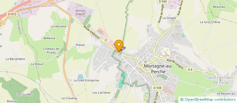 localisation de l'entreprise MONSIEUR CEDRIC NIVELLE à LA CHAPELLE-MONTLIGEON