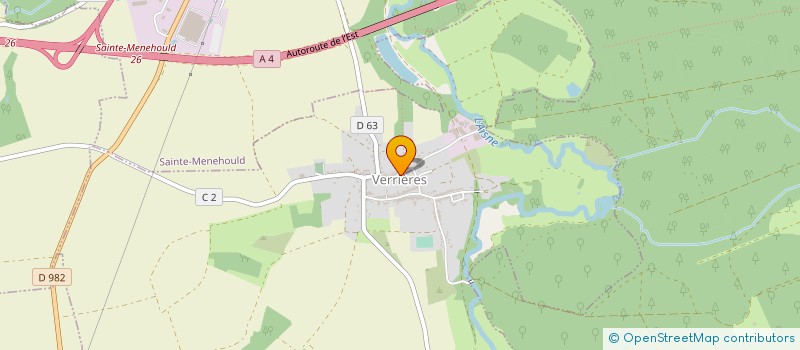 localisation de l'entreprise MONSIEUR CEDRIC NOLLEVALLE  VERRIERES