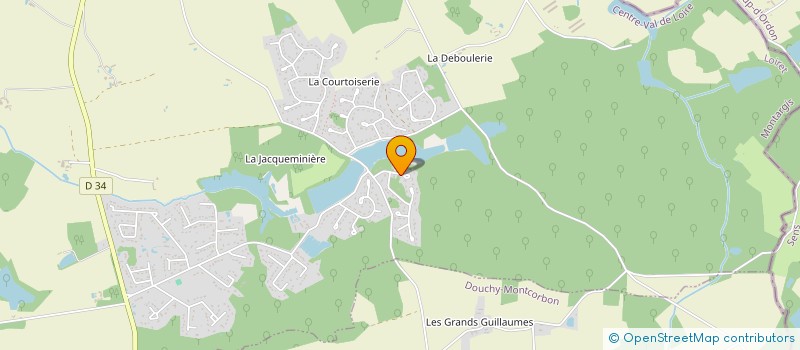 localisation de l'entreprise MONSIEUR CEDRIC NORET à COURTENAY