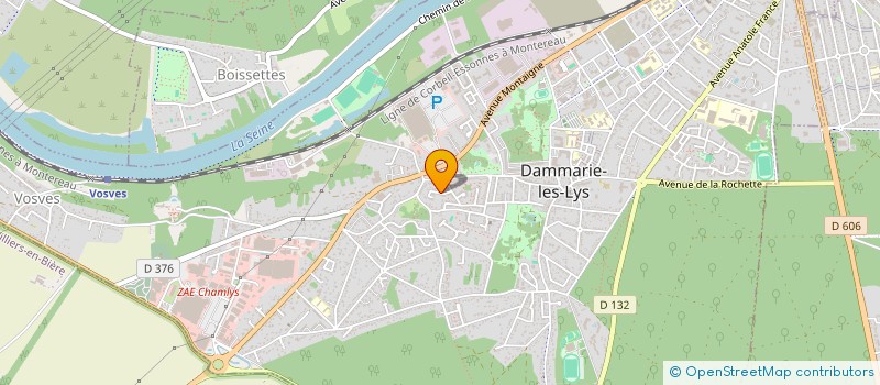 localisation de l'entreprise MONSIEUR CEDRIC NSIMA à DAMMARIE-LES-LYS