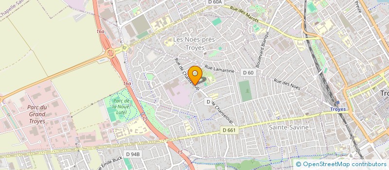 localisation de l'entreprise MONSIEUR CEDRIC NTOUMI  SAINTE-SAVINE