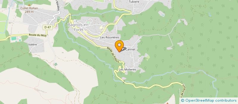 localisation de l'entreprise MONSIEUR CEDRIC NUSSBAUM à BAGNOLS-EN-FORET