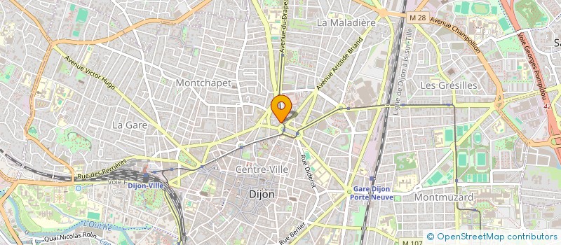 localisation de l'entreprise MONSIEUR CEDRIC NYANGANG  DIJON