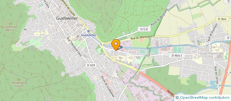 localisation de l'entreprise MONSIEUR CEDRIC OESTERLE  GUEBWILLER