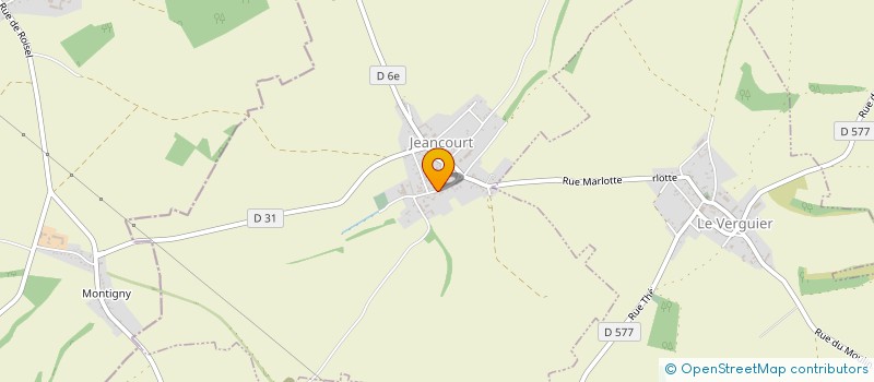 localisation de l'entreprise MONSIEUR CEDRIC OGER  JEANCOURT