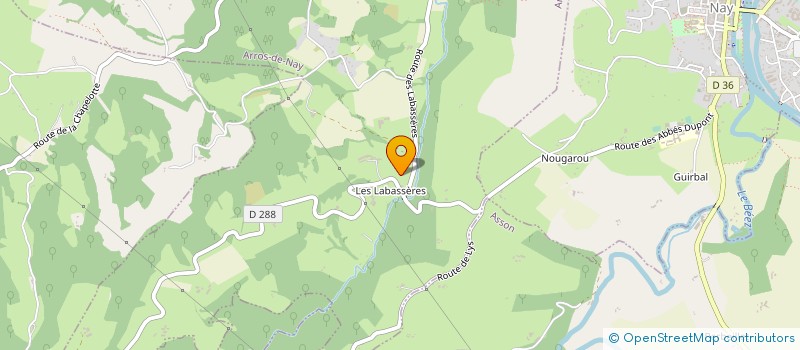 localisation de l'entreprise MONSIEUR CEDRIC OMPRARET  ARROS-DE-NAY