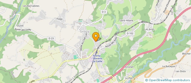 localisation de l'entreprise MONSIEUR CEDRIC OPFERMANN  GROISY