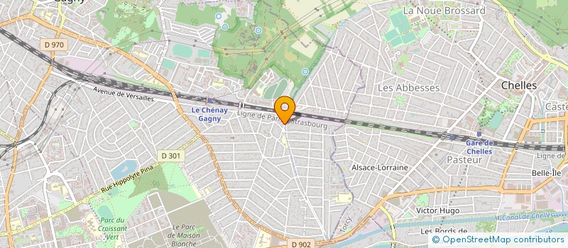 localisation de l'entreprise MONSIEUR CEDRIC OUALLET  GAGNY