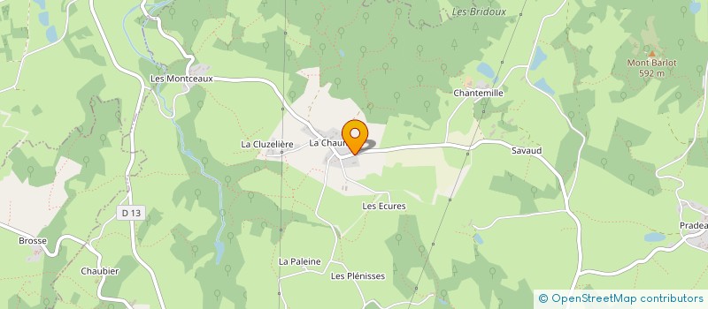 localisation de l'entreprise MONSIEUR CEDRIC PABOEUF  TOULX-SAINTE-CROIX