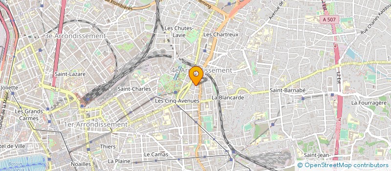 localisation de l'entreprise MONSIEUR CEDRIC PACHECO PEDROSA à MARSEILLE