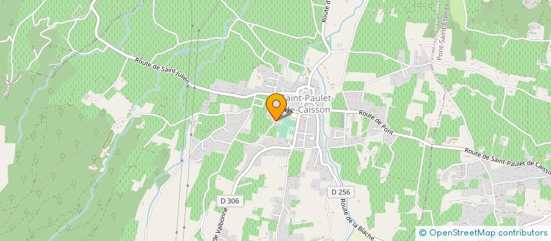 localisation de l'entreprise MONSIEUR CEDRIC PAILHES  SAINT-PAULET-DE-CAISSON