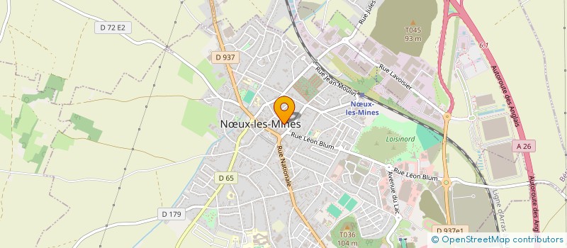 localisation de l'entreprise MONSIEUR CEDRIC PAJAKOWSKI  NUX-LES-MINES