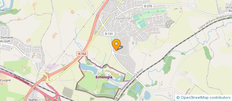 localisation de l'entreprise MONSIEUR CEDRIC PALANCADE à LOUVERNE